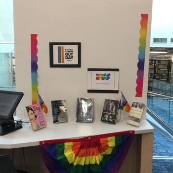 National Coming Out Day display