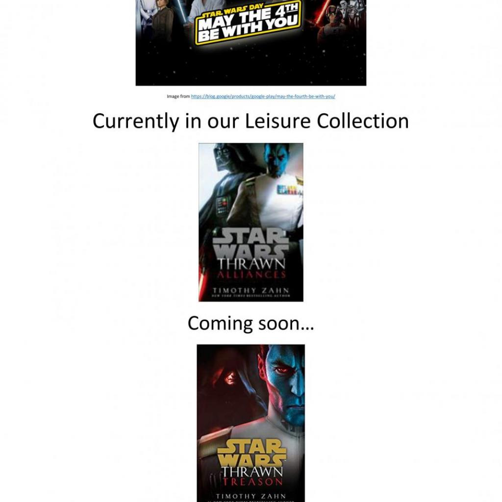 May the 4th be with you