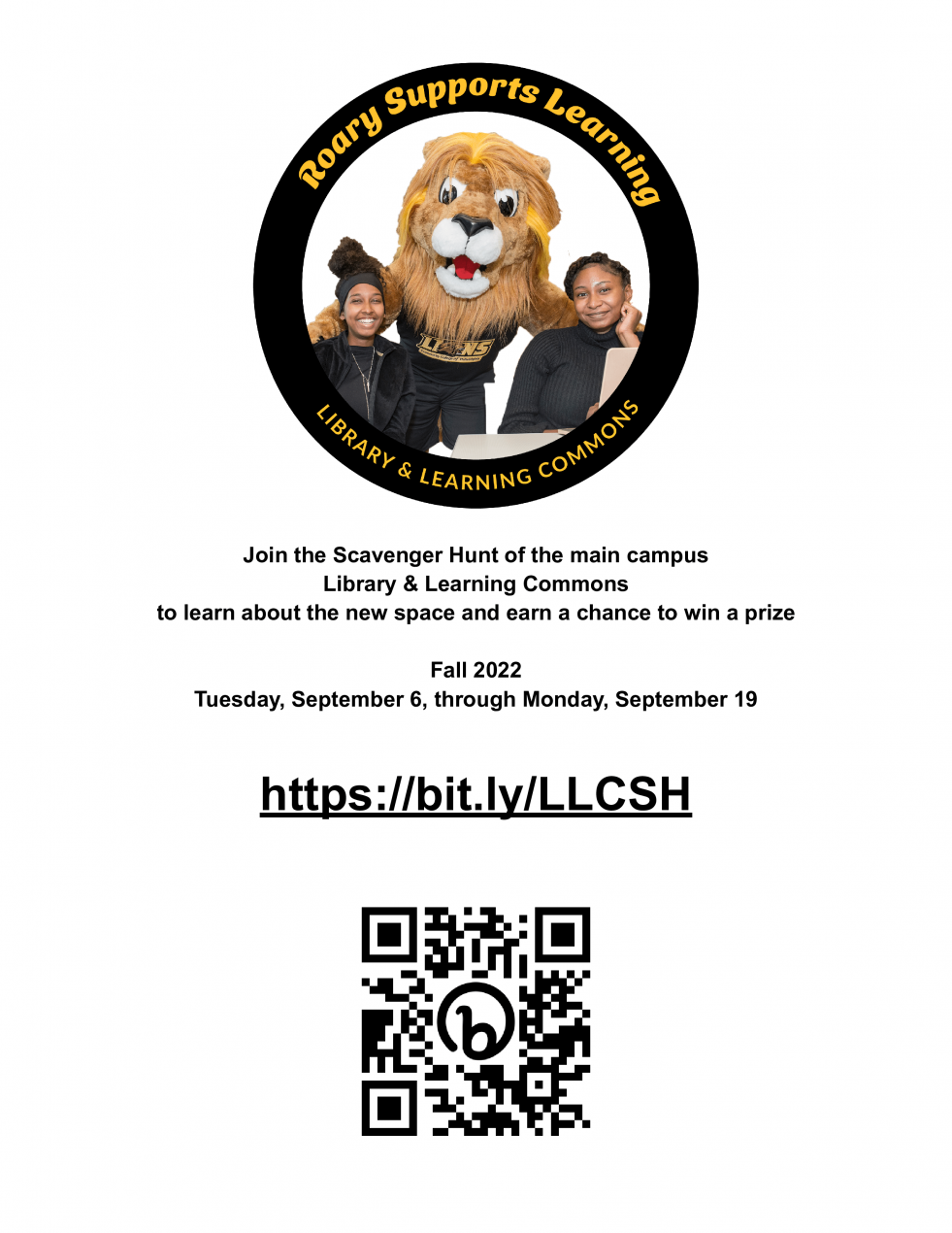 LLC Scavenger Hunt Flyer