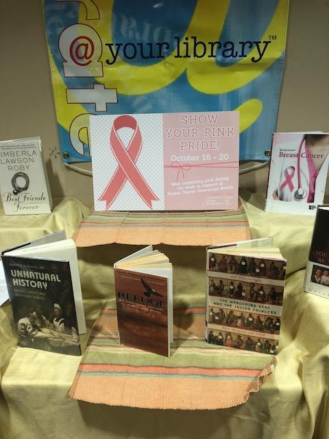 NWRC Library Breast Cancer Awareness Display, image 2