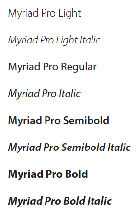Installere Stuepige Adskillelse Myriad Pro Light Normal Font Free Download - Colaboratory