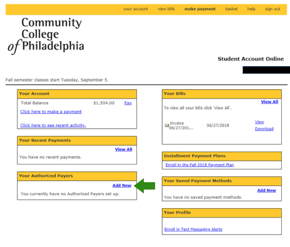 view your bill community