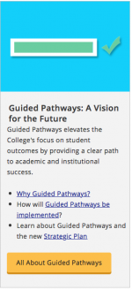 guided pathways on internal site
