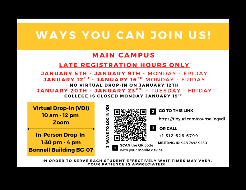 Late Reg Spring 2026 hours