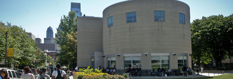 Outside of Student Life Building at CCP.