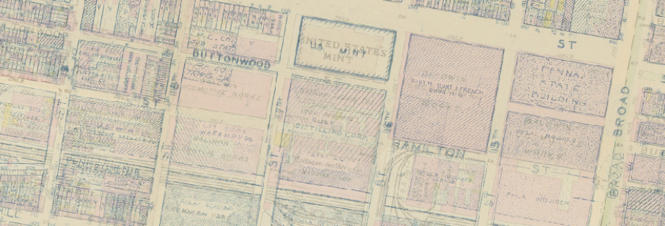 A palimpsest featuring development on and near what is currently CCP for the past 200 years.