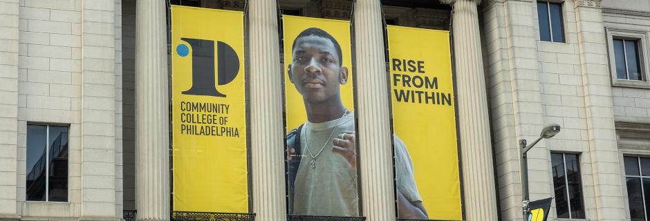 Rise from Within Mint Building banners