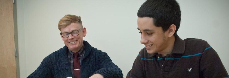 Students in classroom at Community College of Philadelphia.