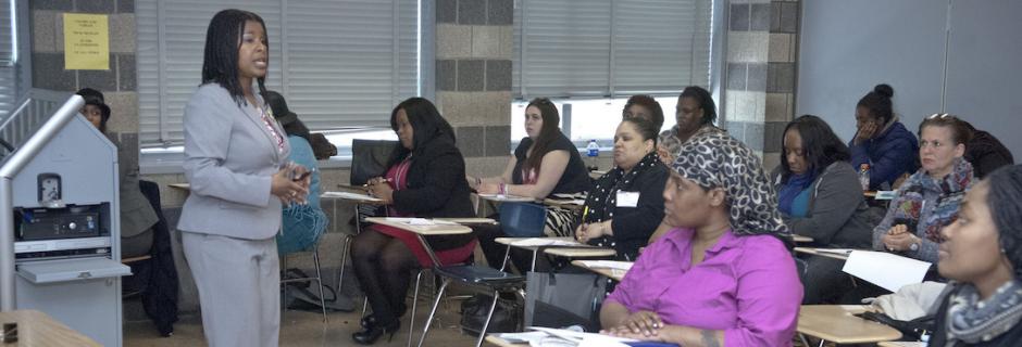 CCP students in the Women's Leadership Conference. 