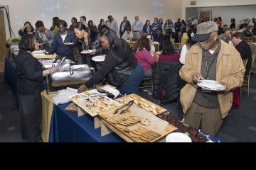 Faculty and staff enjoy brunch