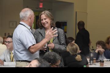 Attendees enjoy the gathering.