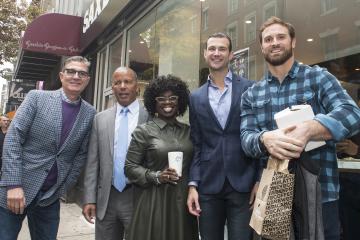 Dr. Generals and Chris Long pose with Foundation Board members Michael Soileau, Ellyn Jo Waller and Nick Bayer.