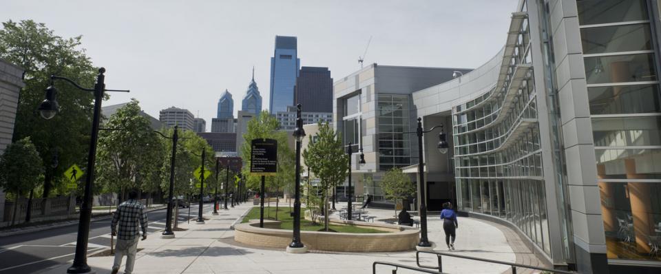 Main campus looking South on 17th Street