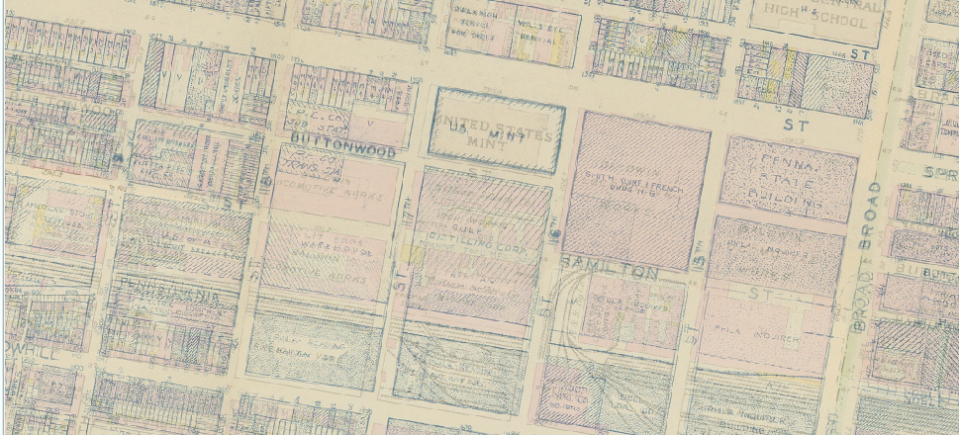 A palimpsest of CCP's location courtesy of The Greater Philadelphia GeoHistory Network A palimpsest featuring development on and near what is currently CCP for the past 200 years.